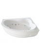 Wanna z hydromasażem tanio. Sanplast Comfort nowe jacuzzi narożne 160x100 do domu.